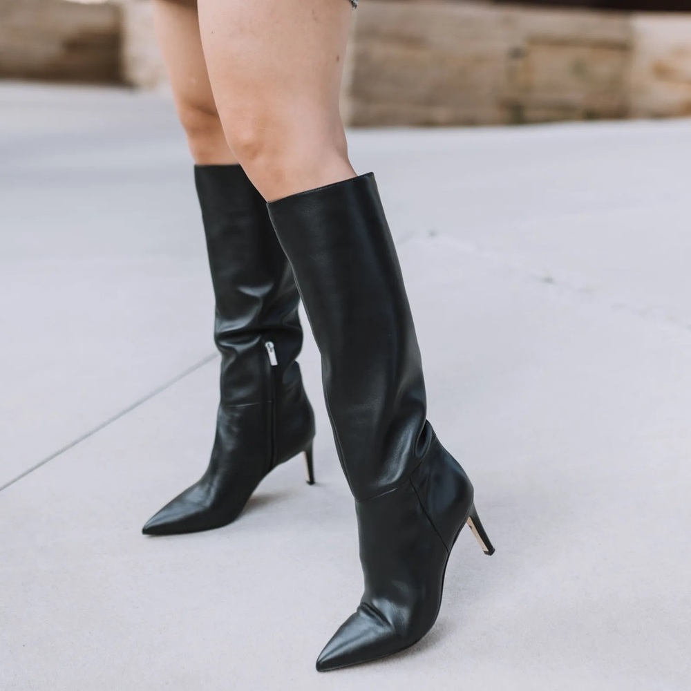 Marc Fisher Black Heeled Boots